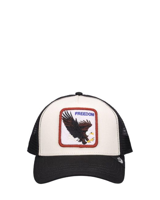 Casquette avec patch freedom eagle Goorin Bros pour homme en coloris White