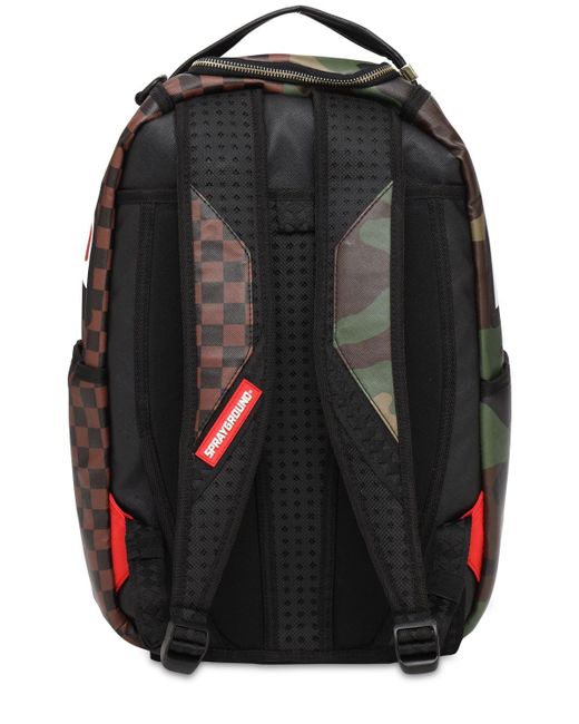 Sprayground Check & Camo Backpack for Men | Lyst