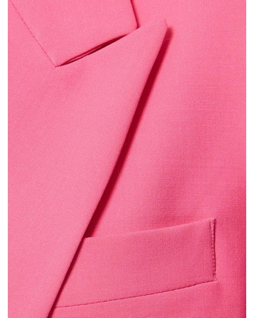 Veste en laine stretch MSGM en coloris Pink