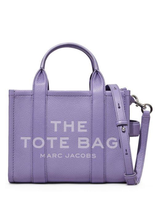Marc Jacobs Purple The Mini Tote Leather Bag