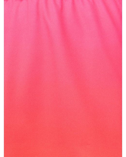 Minigonna alba in jersey dégradé di GIMAGUAS in Pink