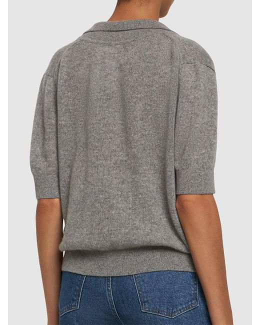 Suéter de cashmere Khaite de color Gray