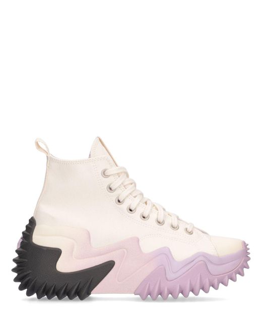 Converse Run Star Motion Recycled Sneakers in Pink | Lyst UK