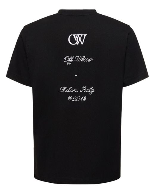 Off-White c/o Virgil Abloh T-shirt Aus Baumwolle Mit 23-logo in Black für Herren