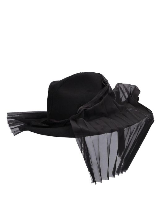 Yohji Yamamoto Mütze Aus Wolle in Black für Herren