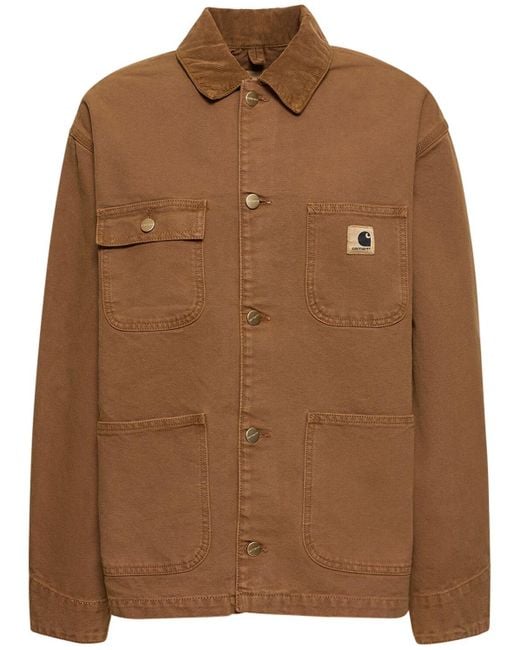 Carhartt WIP Brown Og Michigan Cotton Coat