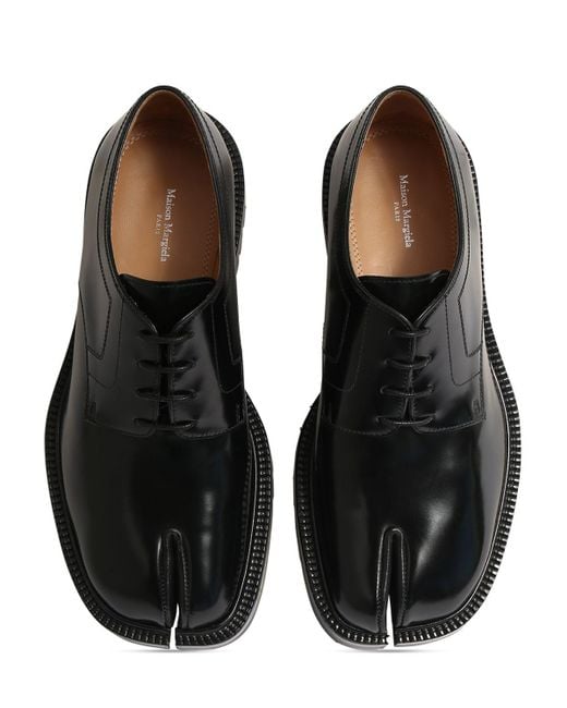 Chaussures tabi à lacets en cuir county Maison Margiela pour homme en coloris Black
