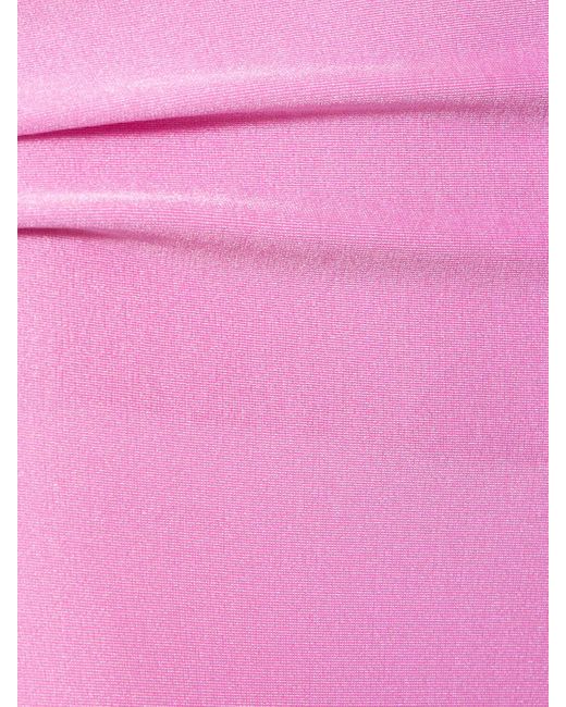 Leggings 3/4 de lycra brillante ANDAMANE de color Pink