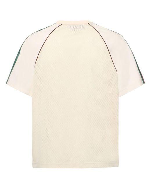 Gucci T-Shirt aus Mesh mit GG in White für Herren