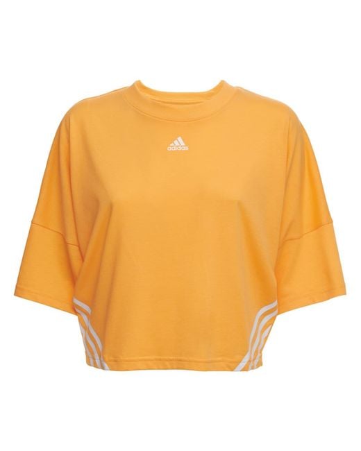 شركة نسيج T-shirt Court adidas Originals en coloris Orange - Lyst شركة نسيج