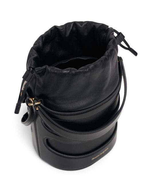 Alexander McQueen The Rise レザーバケットバッグ Black