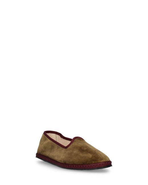 Chaussures en velours accademia 10 mm Vibi Venezia en coloris Brown