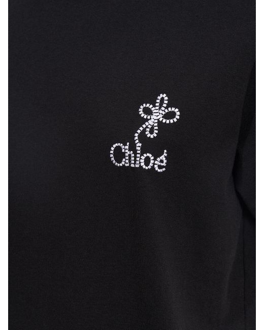 Chloé コットンジャージーtシャツ Black