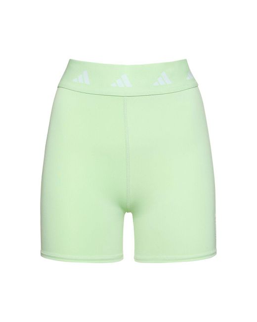 Shorts techfit Adidas Originals de color Green
