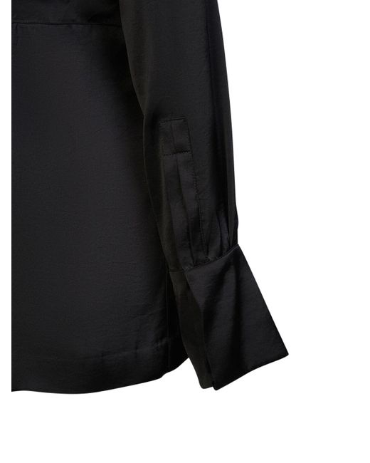 Saint Laurent Black Saharan Mini Dress W/ Waist Belt