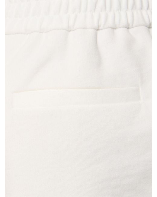Short en jersey de coton Brunello Cucinelli en coloris White
