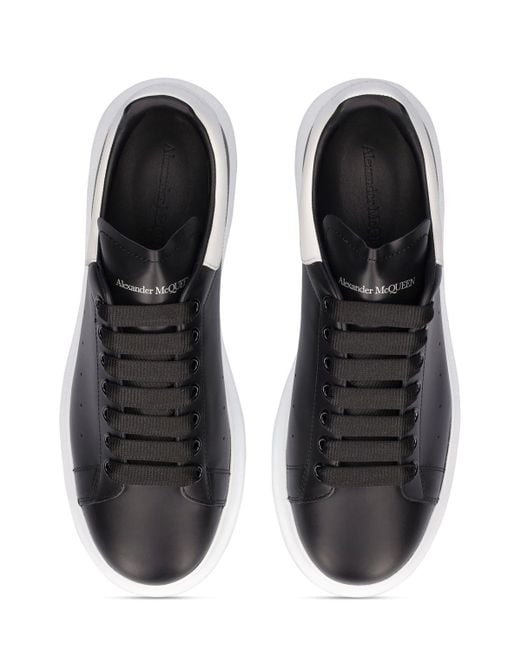Alexander McQueen Black 45mm Leather Sneakers for men
