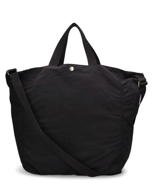 Comme des Garçons Black Cotton & Nylon Logo Tote Bag for men