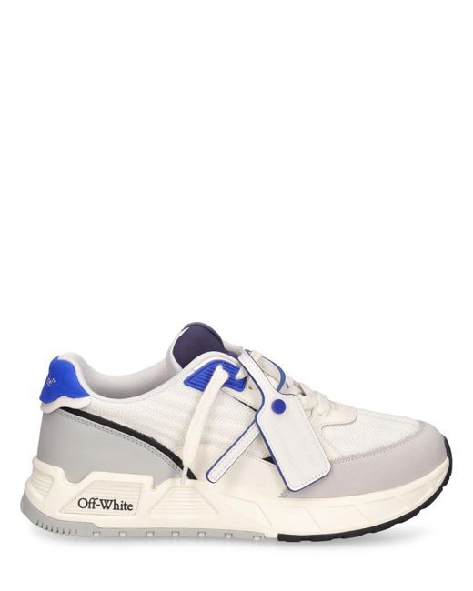 Off-White c/o Virgil Abloh White Kick Off Leather Sneakers for men