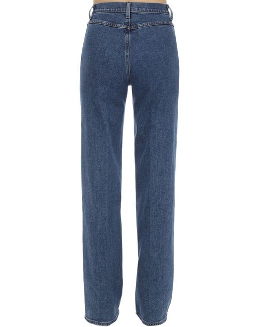 J Brand Elsa Monday Wide Leg Cotton Denim Jeans in Blue - Lyst