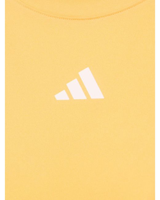 Adidas Originals Yellow Tanktop Mit 3 Streifen