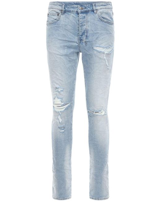 Ksubi Blue Stretch Cotton Denim Slim Fit Jeans for men