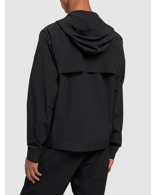 Kurz nylon windbreaker jacket di Moncler in Black da Uomo