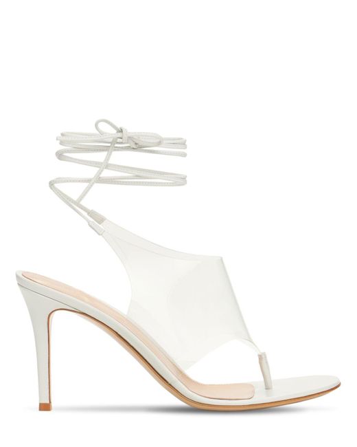 gianvito rossi plexi thong sandals