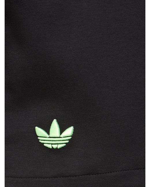 Adidas Originals 3 Stripes クロップドtシャツ Black