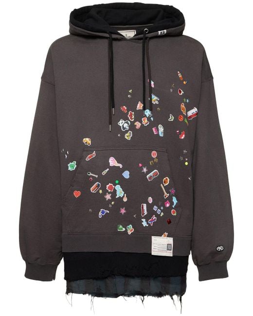 Hombre Sudadera De Algodón Maison Mihara Yasuhiro de hombre de color Gray