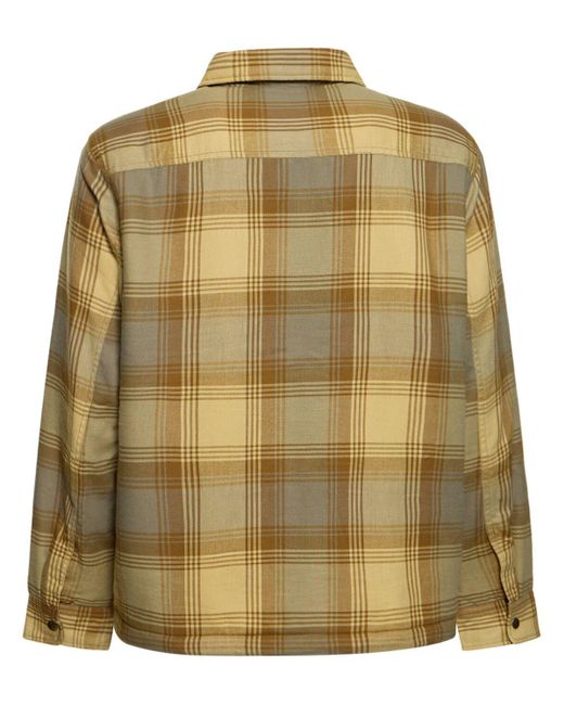 Marmot Green Ridgefield Sherpa Flannel Overshirt for men