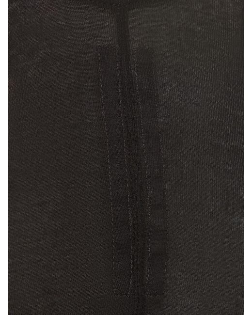 Brassière en coton Rick Owens en coloris Black