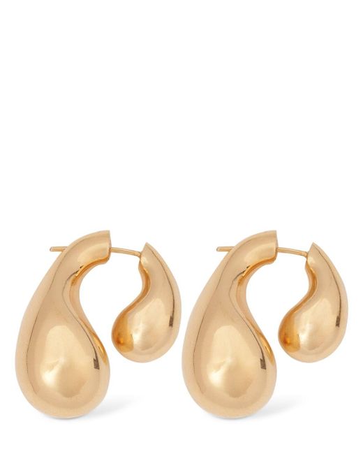 Bottega Veneta Metallic Gold-plated Earrings