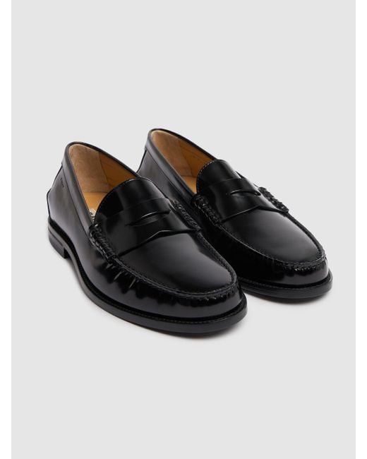 Bally Black Charlex Leather Loafers for men