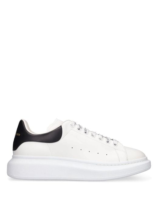 Sneakers in pelle mm di Alexander McQueen in White da Uomo