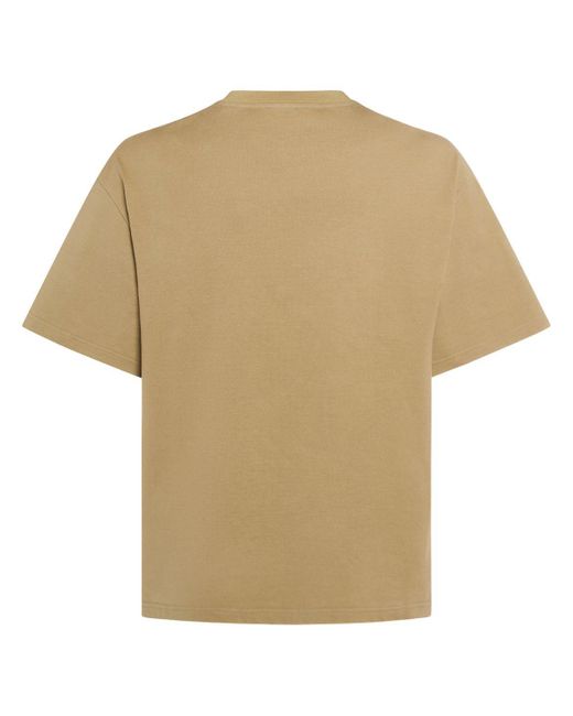 T-shirt in cotone con logo di Etro in Natural da Uomo