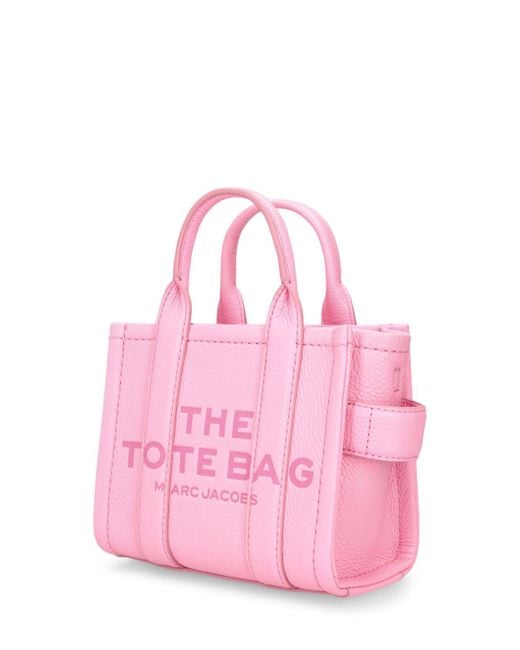 Borsa shopping the crossbody in pelle di Marc Jacobs in Pink