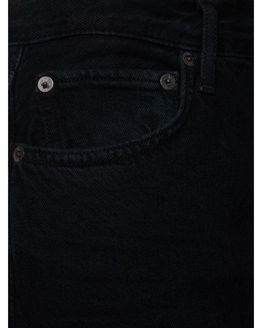 Agolde Black 90's Pinch Waist Organic Cotton Jeans