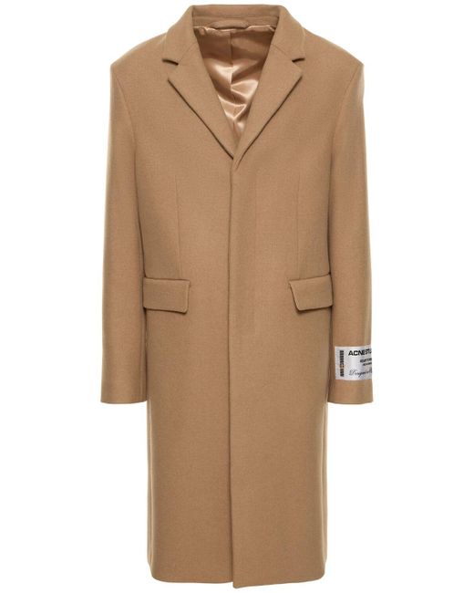 メンズ Acne Studios Orkar クラシックウールブレンドコート 