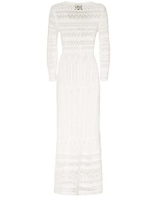 Vestito atedy in cotone crochet di Isabel Marant in White