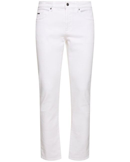 Boss Jeans Aus Baumwolldenim "delaware" in White für Herren