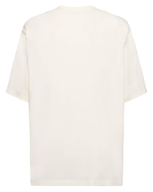 Y-3 Kastiges T-shirt in White für Herren