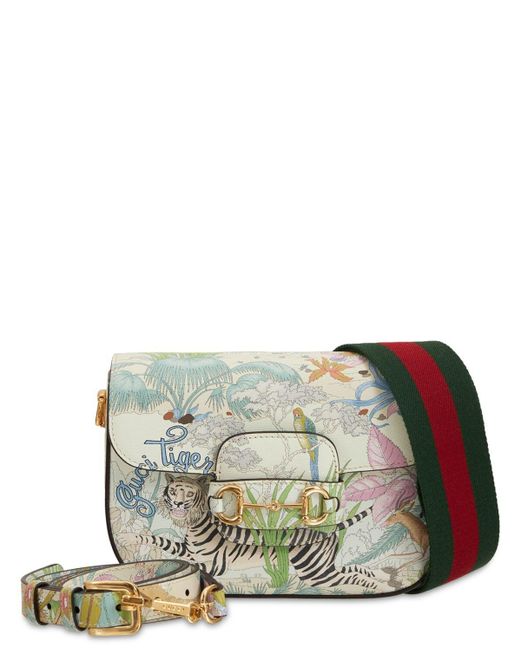 Gucci Multicolor Mini Tasche Aus Leder " Horsebit 1955"