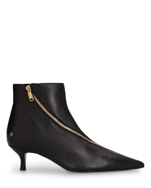 Anine Bing Black 25Mm Jones Leather Ankle Boots