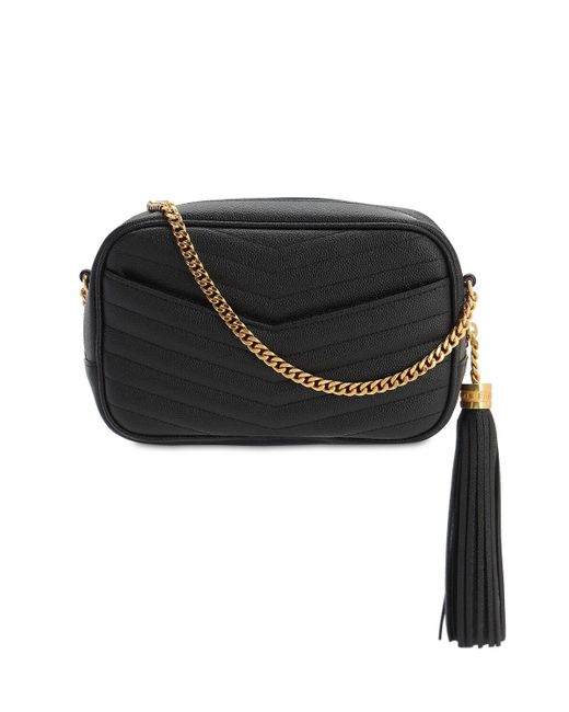 black camera bag purse