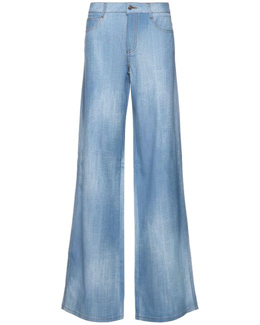 Ermanno Scervino Blue Denim Straight Jeans