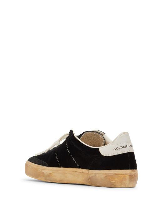 Golden Goose Deluxe Brand Black 20mm Soul Star Velvet Sneakers