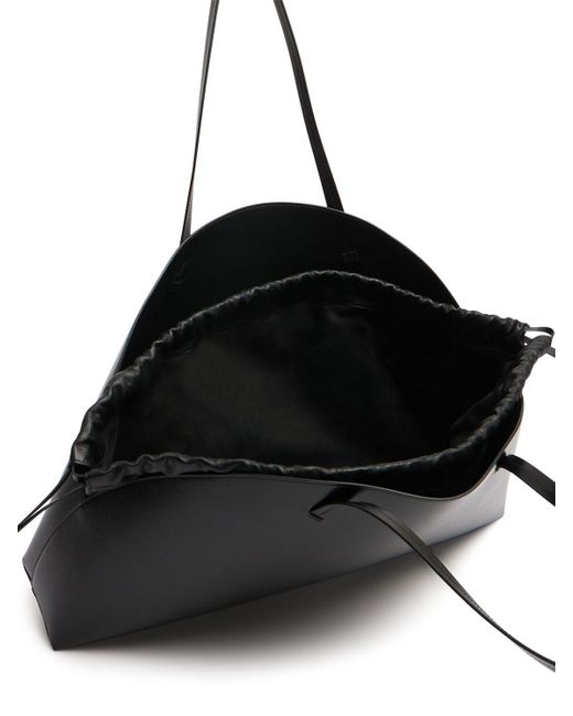 Donna Borsa Grande Curve di Jil Sander in Black