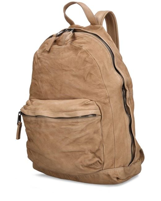 Giorgio Brato Natural Leather Backpack for men