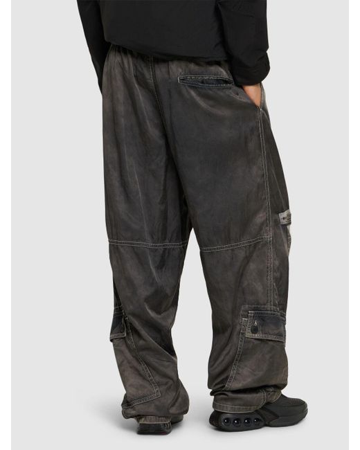 Pantalones cargo de sarga Maison Mihara Yasuhiro de hombre de color Gray